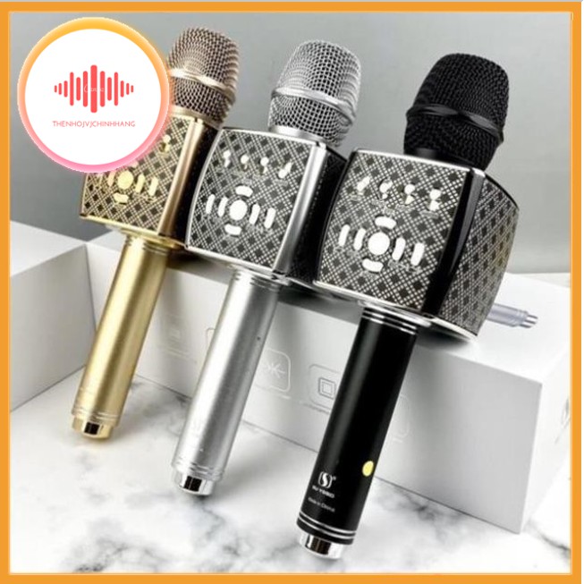 ⚡Giá Rẻ⚡ Micro Karaoke YS 95 kết nối bluetooth Tích Hợp Loa Bass Không Dây Dùng Hát Tại Nhà Hoặc Livetream