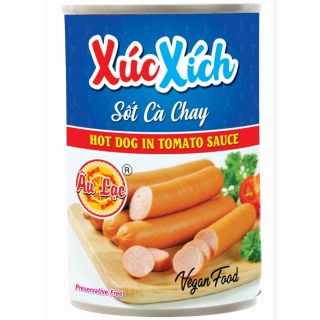 Xúc xích sốt cà chay Âu Lạc lon 165g