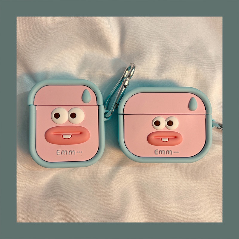 Vỏ Bảo Vệ Hộp Sạc Tai Nghe AirPods3 Gen AirPods3 2021 3 Hình Ếch Xúc Xích Dễ Thương Ốp