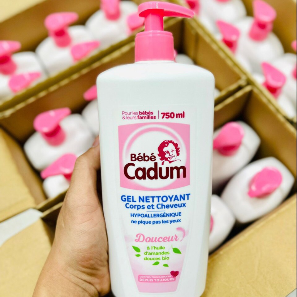 Tắm gội em bé PETIT CADUM 750ml