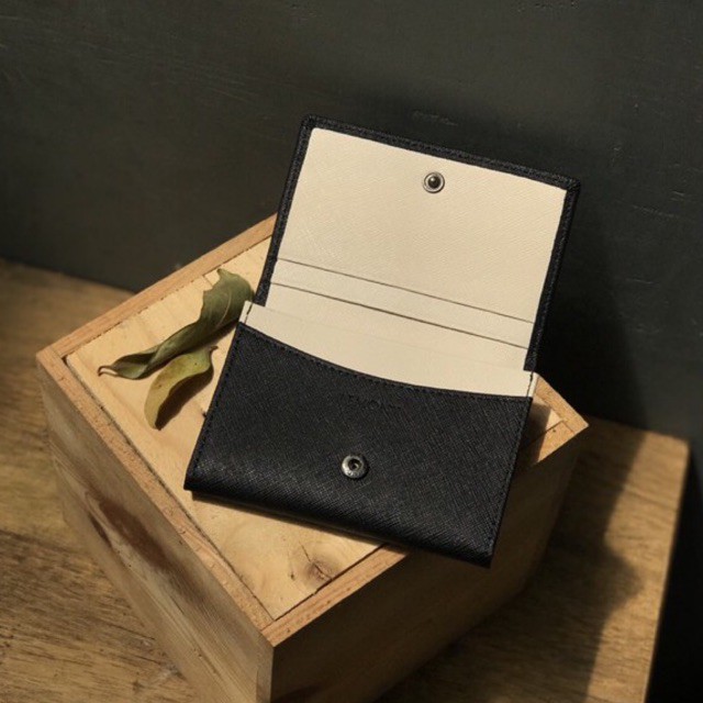 VÍ MINI TINY LEMONT DA THẬT ĐEN - KEM