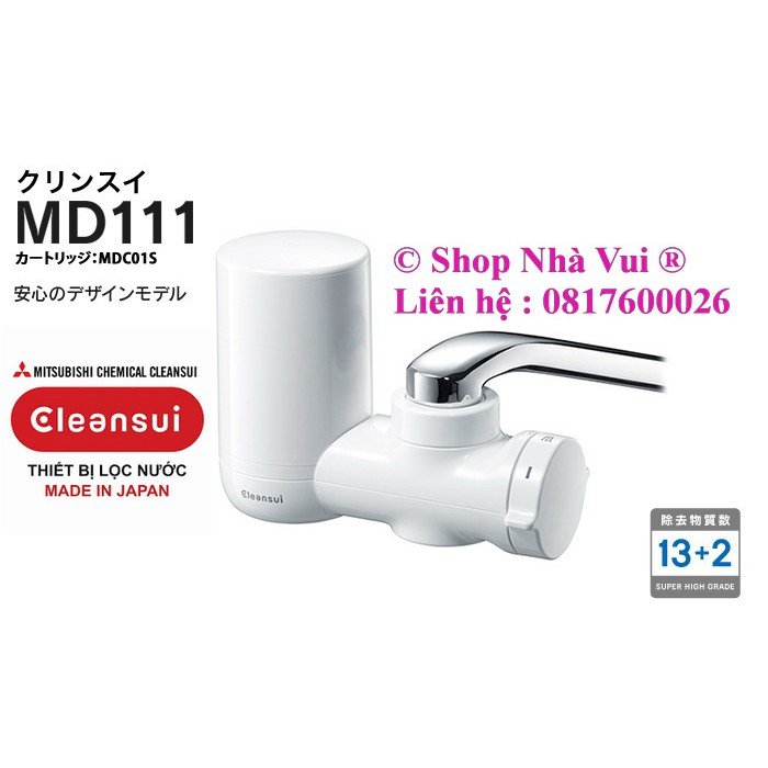 Đầu Lọc Nước Uống Tại Vòi Cleansui MD111