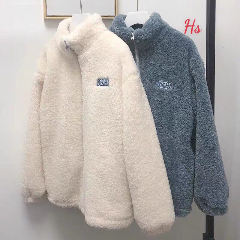 Áo Khoác Lông Cừu Pichi Dày Dặn Bơ Store