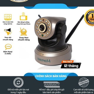Camera IP Wifi SIEPEM S7001 Plus hỗ trợ FullHD 1080P - độ phân giải 2.0MP (Vàng đồng)
