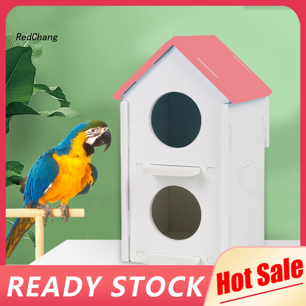 Tổ Chim Bằng Gỗ Nhiều Màu Sắc Dễ Lắp Đặt Tiện Dụng