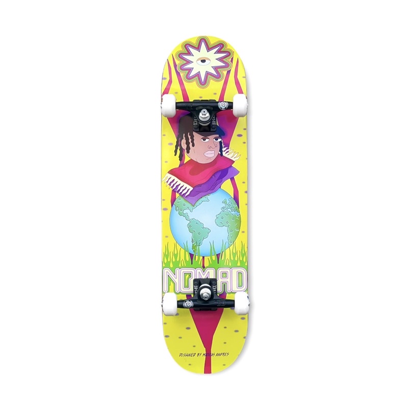 Ván Trượt Skateboard Chuyên Nghiệp Châu Âu - NOMAD THE WORLD CUSTOM COMPLETE 8.0