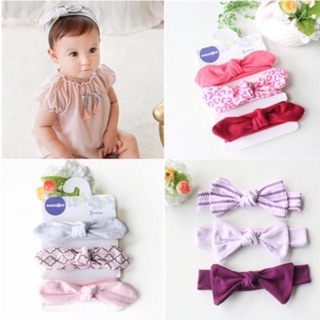 Set 3 turban thun bé gái