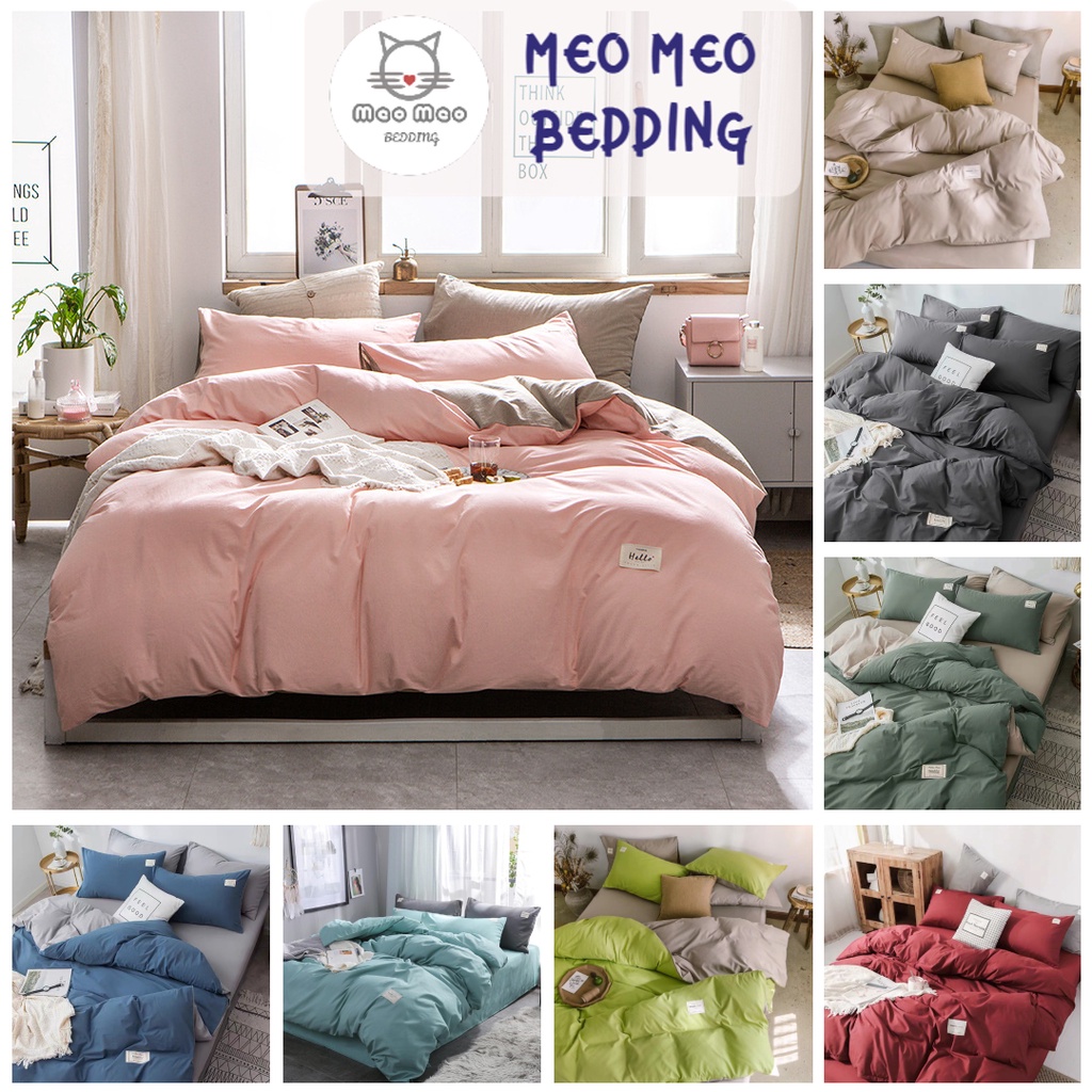 Bộ Chăn Ga Gối Tici Nhập Khẩu - Sét Vỏ 4 Món Không Kèm Ruột