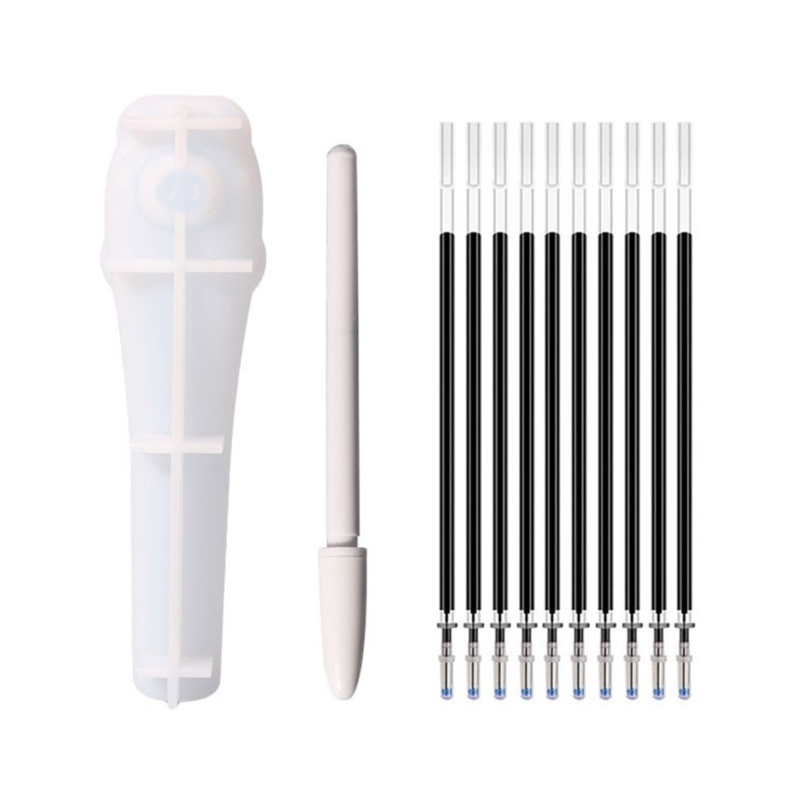 Sa Khuôn Silicon Làm Giá Đỡ Bút Bằng Resin Epoxy Hình Động Vật Nhỏ