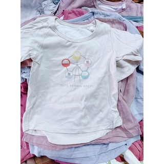 áo cotton xuất Nhật cho bé