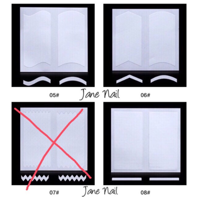 Nail tip ( french móng ) ko chọn mẫu