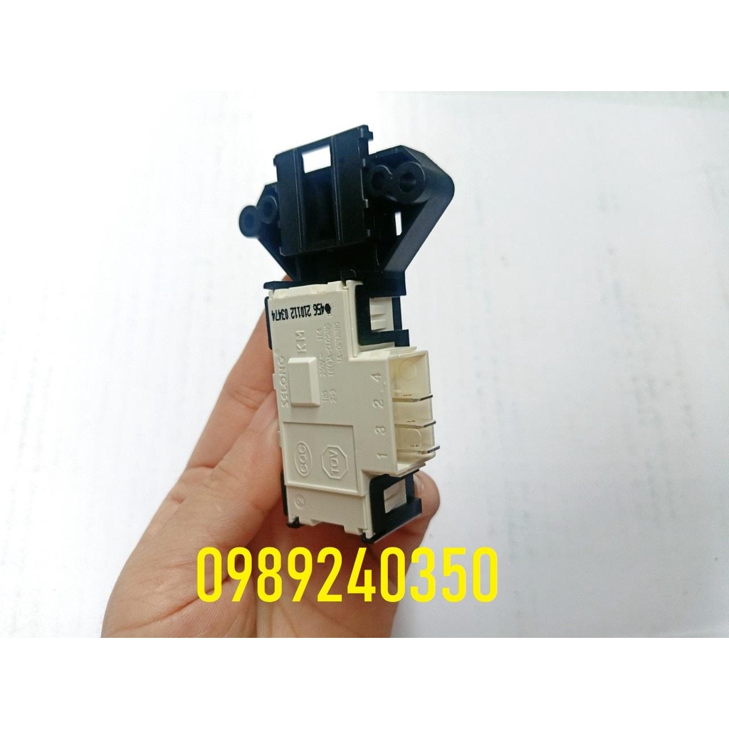 Công tắc khóa cửa máy giặt Toshiba cửa ngang chính hãng