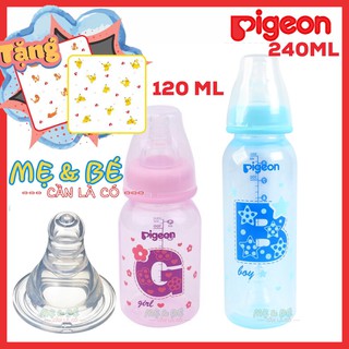 BÌNH SỮA PIGEON PP CAO CẤP 120ML/240ML