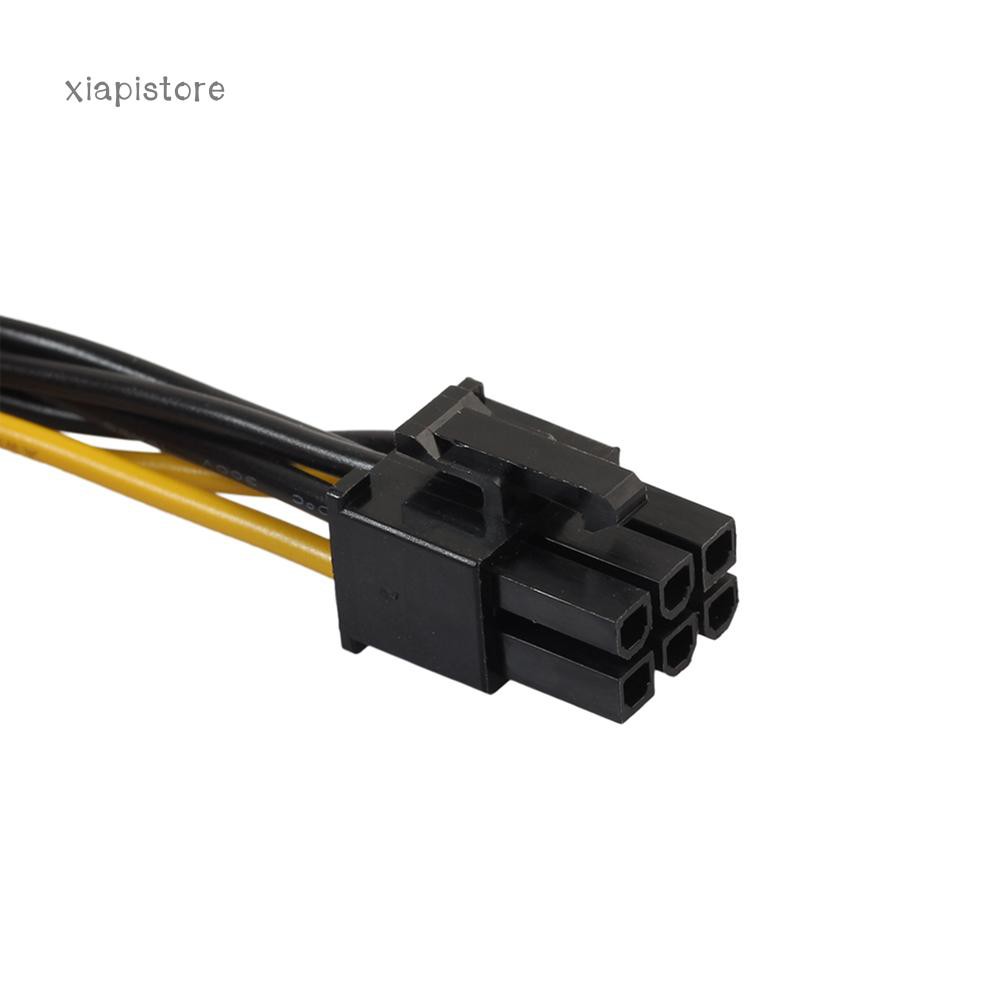 Cáp kết nối card video PCI với 15 pin SATA và 6pin PCI-E