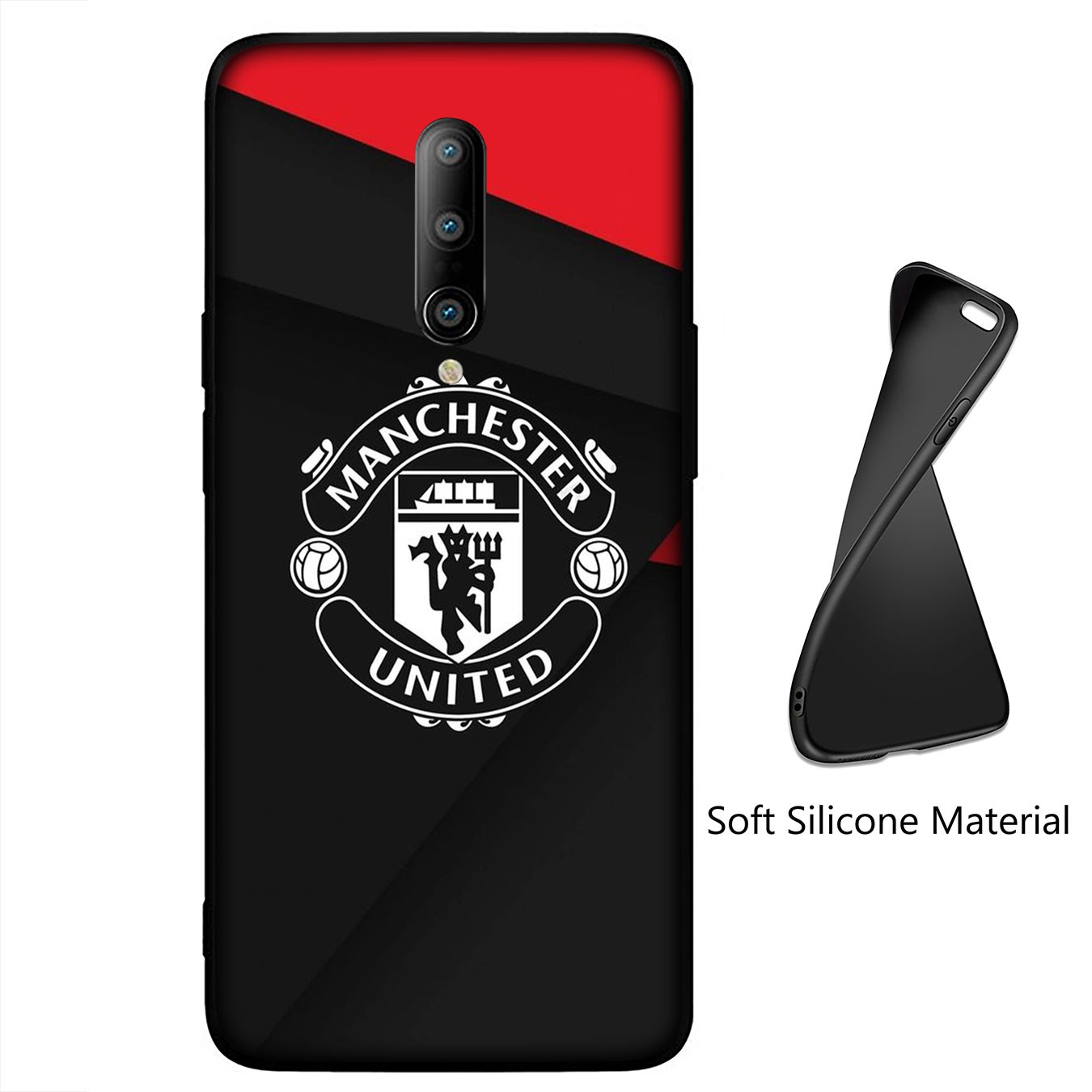 Ốp Lưng Silicone Họa Tiết Hình Manchester Thời Trang Cho Xiaomi Redmi Note 9 7 Pro 9s 9a 7a 9c Note7 Note9 9pro 7pro