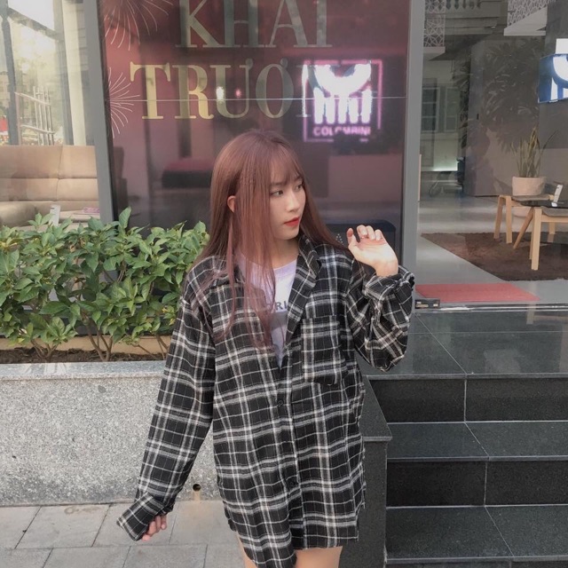 Sơmi Flannel - Unisex - ( ẢNH THẬT)