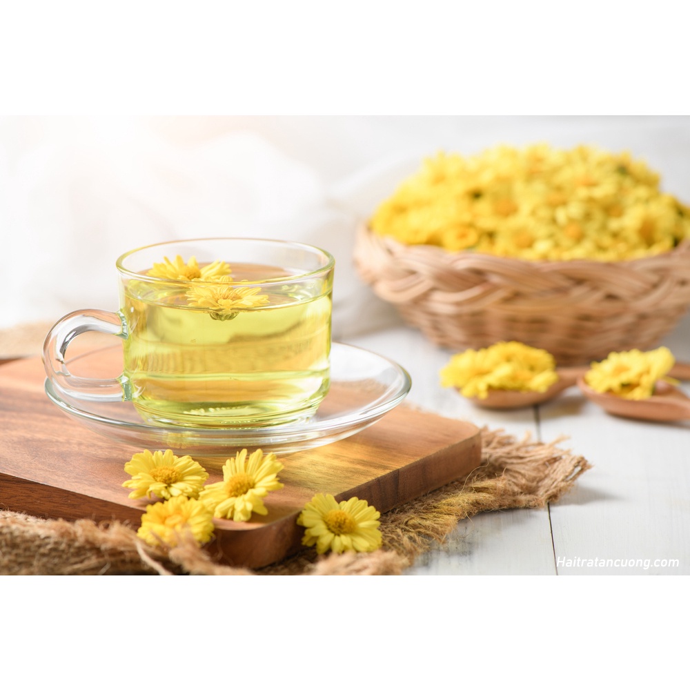 [CHÍNH HÃNG] Trà Hoa Cúc Đường Phèn Mật Ong FREE SHIP Thanh Nhiệt Giải Độc Cải Thiện Giấc Ngủ - Viên 20G