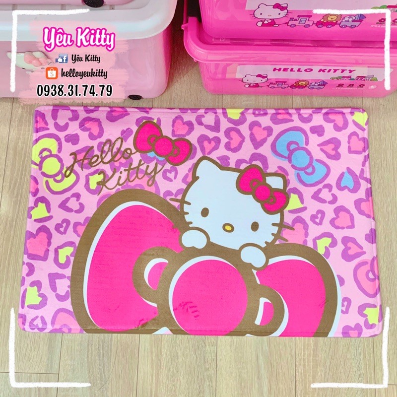 THẢM DORAEMON HELLO KITTY 40*60CM