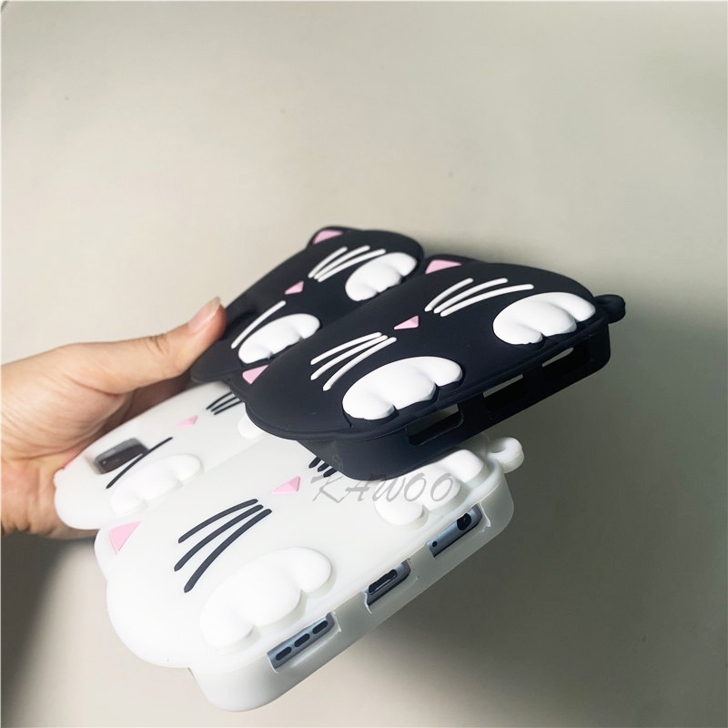 Ốp Điện Thoại TPU Mềm Chống Sốc Hình Mèo Dạ Quang 3D Cho Vivo Y20 Y12S Y20I Y33S Y21 Y21T Y21S Y55S 2021 V23 Pro