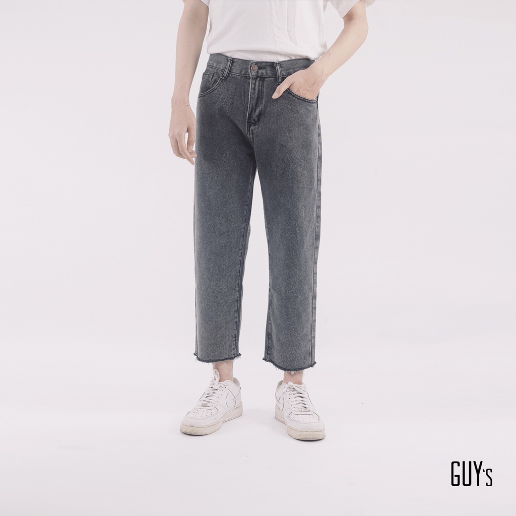 Jeans tua rua GUY's Closet, Chất liệu mềm mại, Bền màu, Gấu quần tua rua trẻ trung