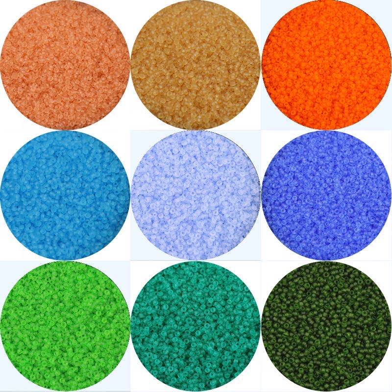 1000 Hạt Xỏ Lỗ 2mm Nhiều Màu Sắc Dùng Làm Đồ Thủ Công Diy