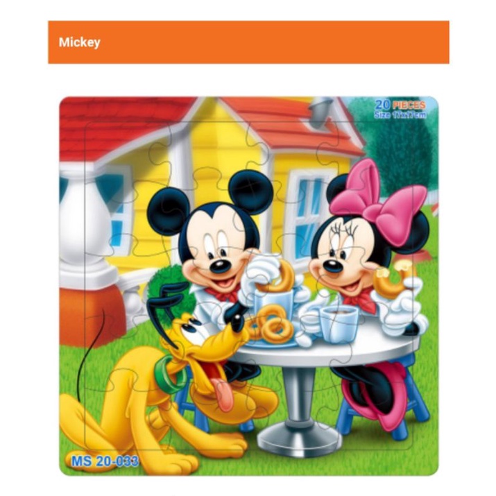 MICKEY - BỘ TRANH XẾP HÌNH 20 MẢNH