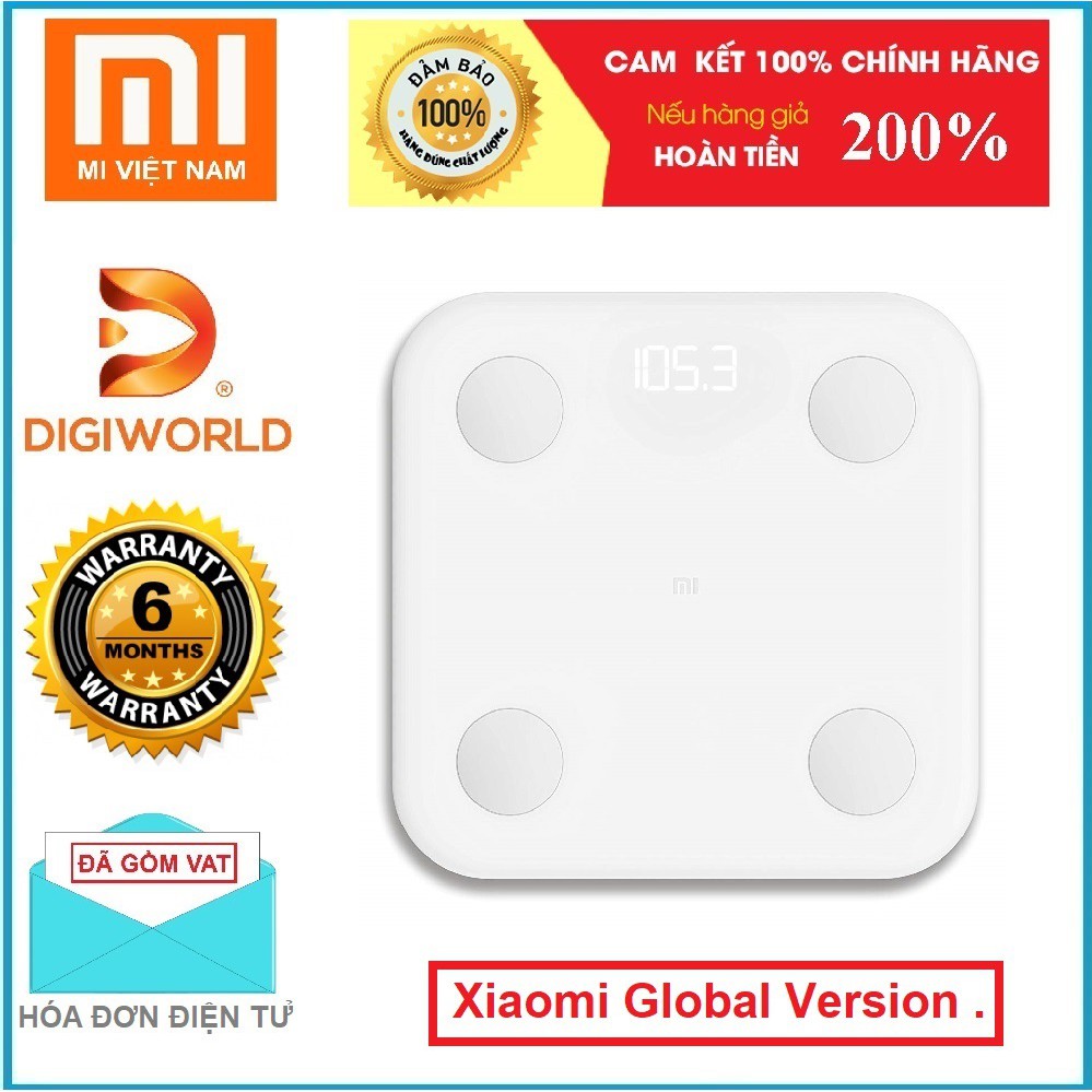 Cân Xiaomi Gen 2 Mi Body Composition Scale 2 thông minh - Hãng phân phối