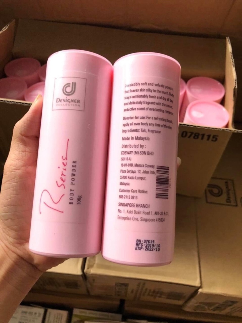 Phấn thơm hương nước hoa R series Body Powder