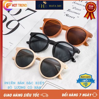 Kính râm gọng tròn nhỏ phong cách Hàn Quốc nhiều màu sắc cá tính phù hợp mang đi làm đi du lịch đi biển TQ26