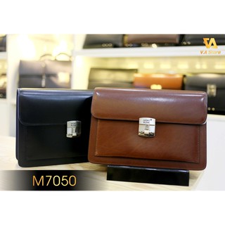 Ví Clutch MontBlanc nắp gập khóa cao cấp M7050
