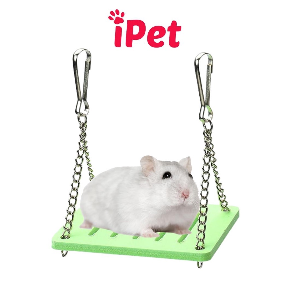 Xích Đu Gỗ Đồ Chơi Cho Chuột Hamster - iPet Shop