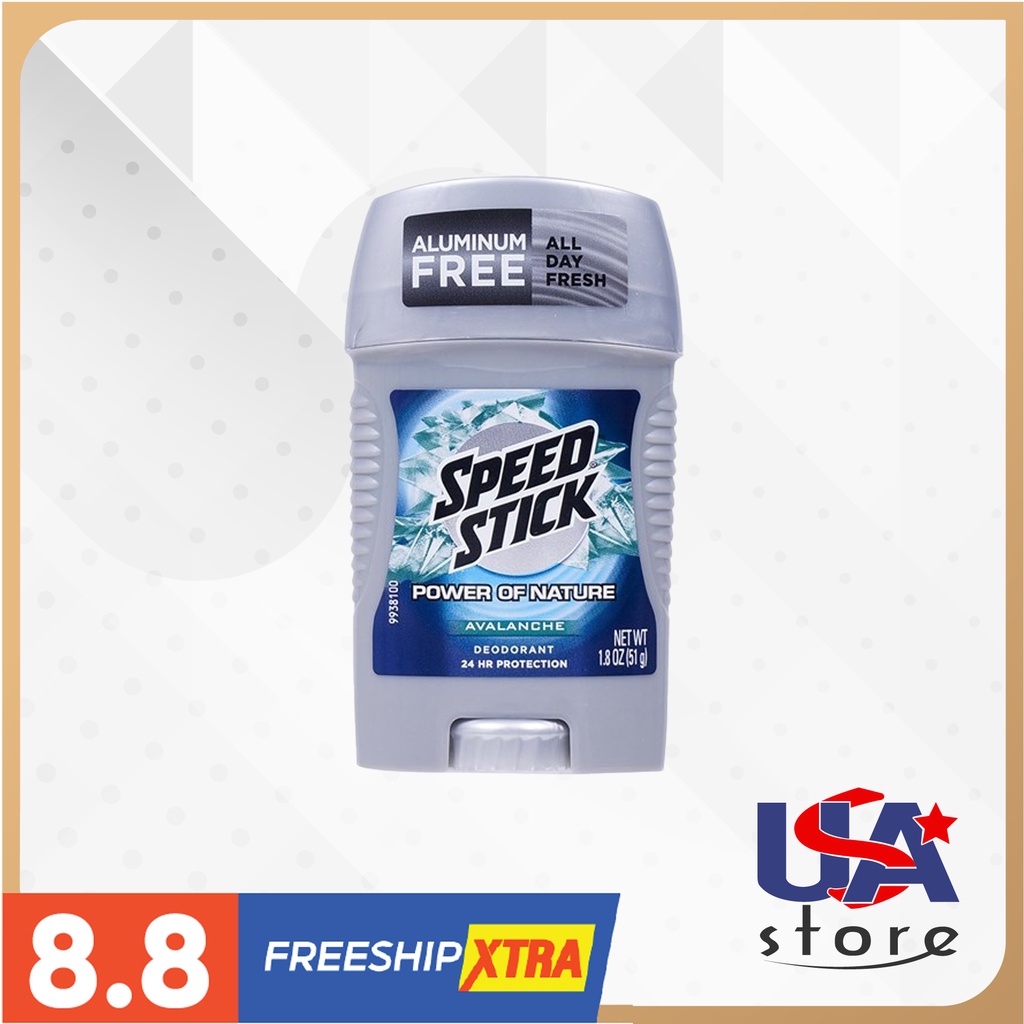 Lăn khử mùi dạng sáp Speed Stick Avalanche Deodorant 51g