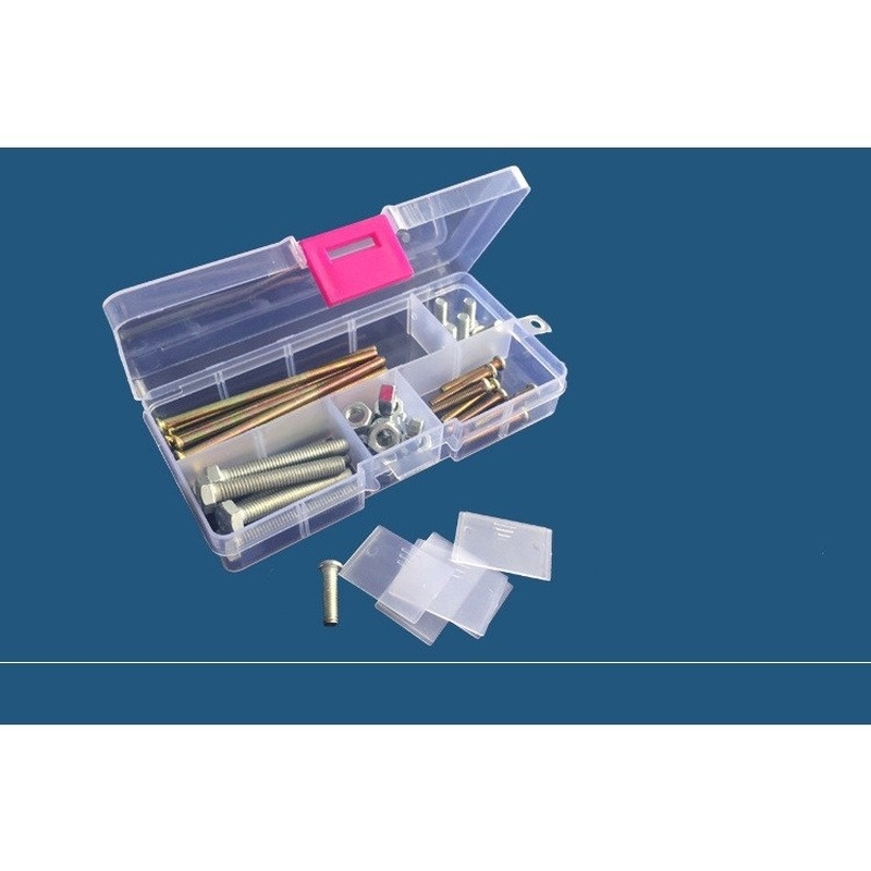 Hộp nhựa PP trong suốt 10 ngăn chứa đồ tiện lợi 211014