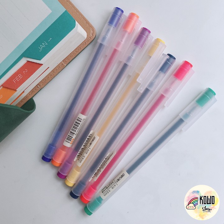 Bút Gel Nhiều Màu Sắc Ngòi 0.5mm Xinh Xắn Tiện Dụng Deli BN3 RB12