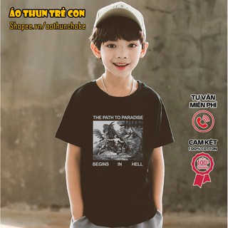 Quần Áo Trẻ Em Áo Thun Ngắn Tay Paradise Phong Cách Basic Cá Tính Cho Bé Thêm Tự Tin Mùa Hè 2021 100% Cotton