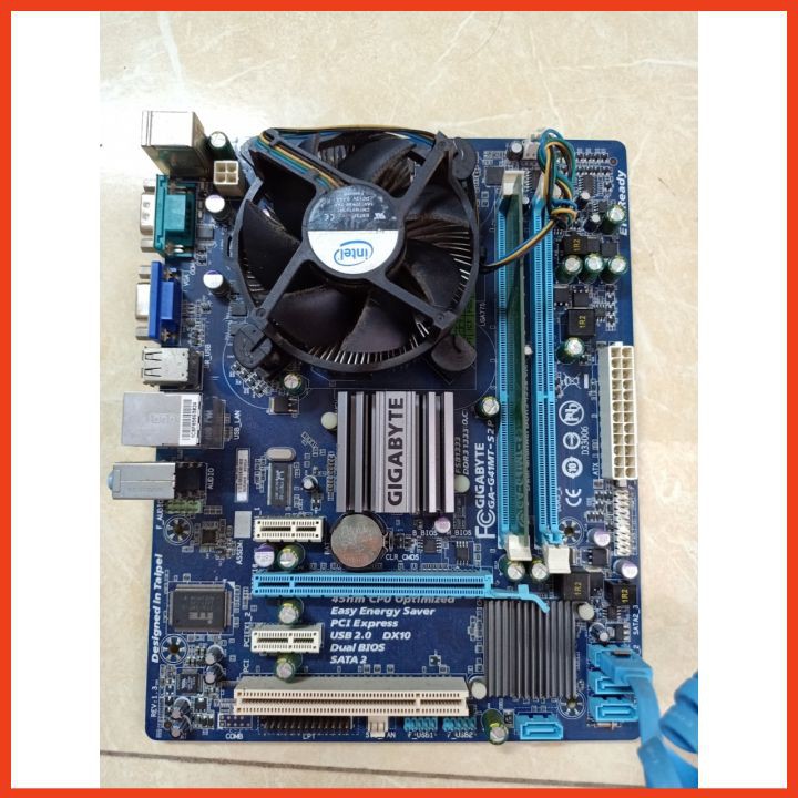 combo main chip ram G41/E5700/2G KÈM FAN+ CHẶN MAIN