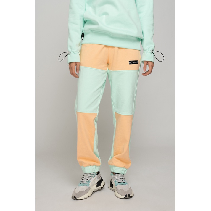Quần Jogger BOO Nỉ Unisex Dáng Rộng BOOLAAB Phối Màu Phong Cách Gen Z Cá Tính