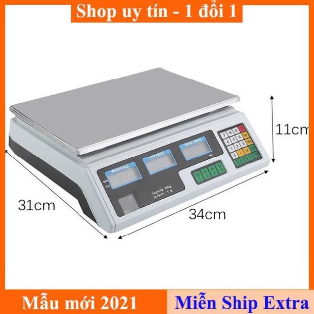 [ Xả kho tết] Cân điện tử tính tiền 2 mặt loại 40Kg Hàn Quốc - Dễ sử dụng, tính tiền chính xác - Bảo hành 1 đổi 1