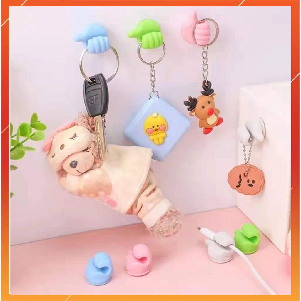 Móc treo đồ gắn tường hình bàn tay sáng tạo dễ thương sắp xếp đồ gọn gàng