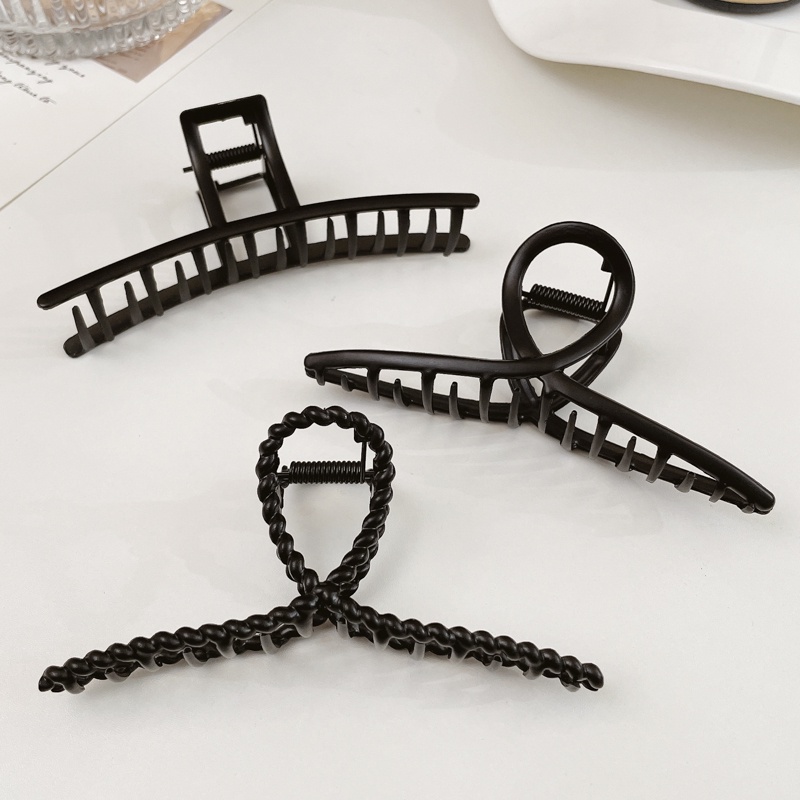 Kẹp Tóc Kim Loại Dài Màu Gradient Phong Cách Mới