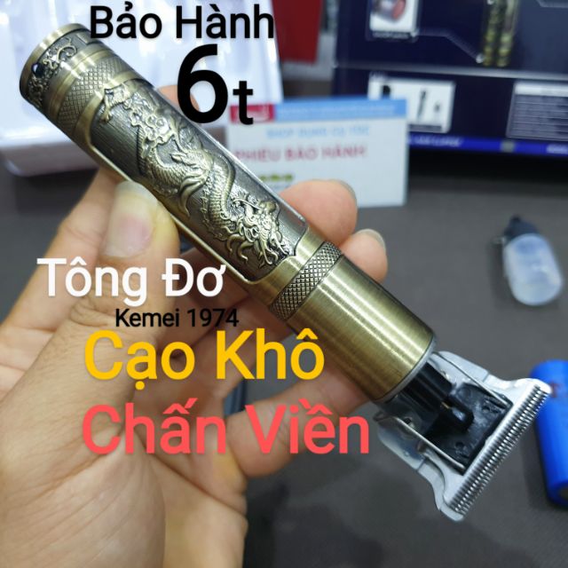 Tông Đơ Chấn Viền Tạo Kiểu Kemei KM-1974A, Hàng Chính Hãng Bảo Hành 6 Tháng.