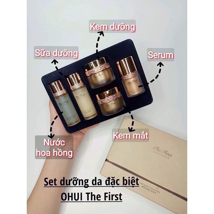 Set tái sinh da Ohui The First 5sp (hàng chính hãng tem nhãn đầy đủ)
