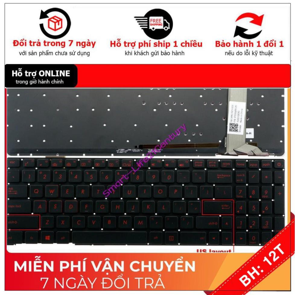 [BH12TH] ⚡Bàn phím laptop Asus Gaming GL552V ,GL552J, GL552VX, GL552VL GL552