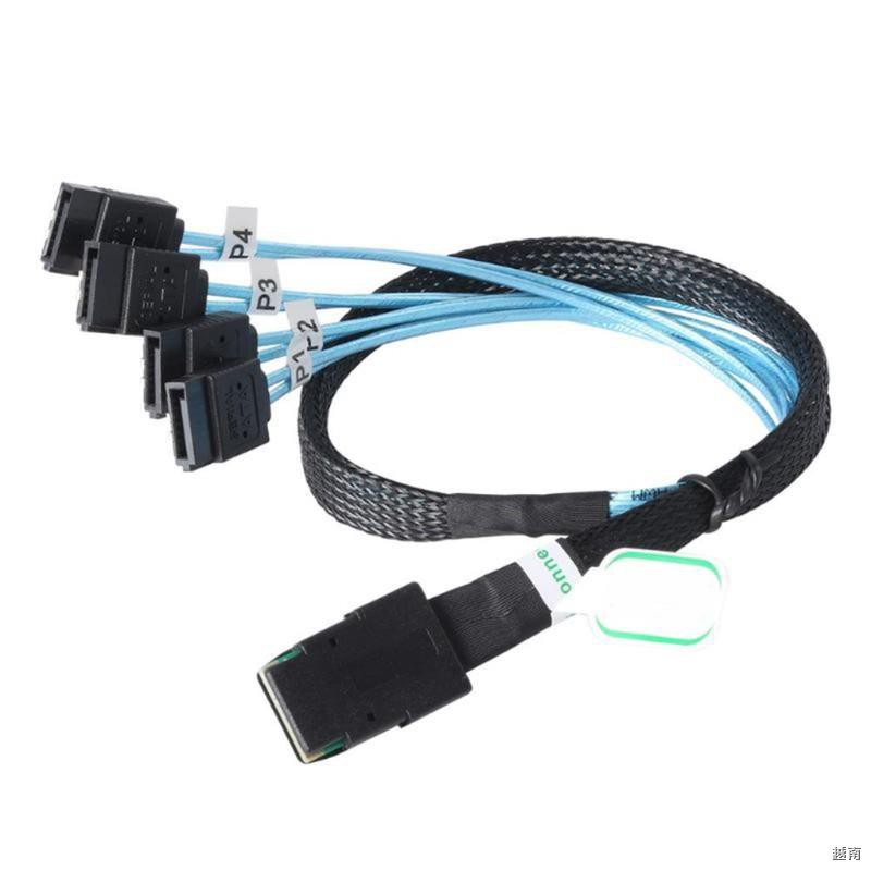 ✔✠✠Dây Cáp Chuyển Đổi Mini Sff-8087 Sang 4 Sata Sff8087 36p 7p 12gbps | BigBuy360 - bigbuy360.vn
