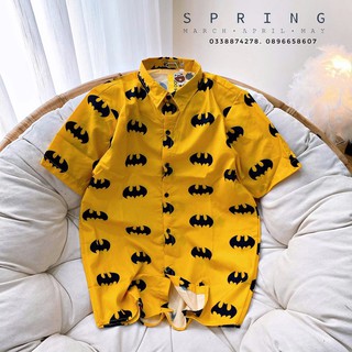 Sơ mi họa tiết batman nam nữ