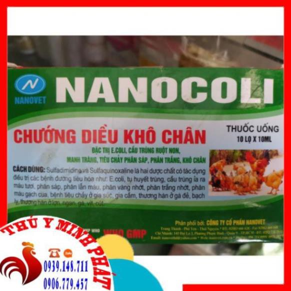 [Mã PET50K giảm Giảm 10% - Tối đa 50K đơn từ 250K] NANOCOLI CHAI 10ML