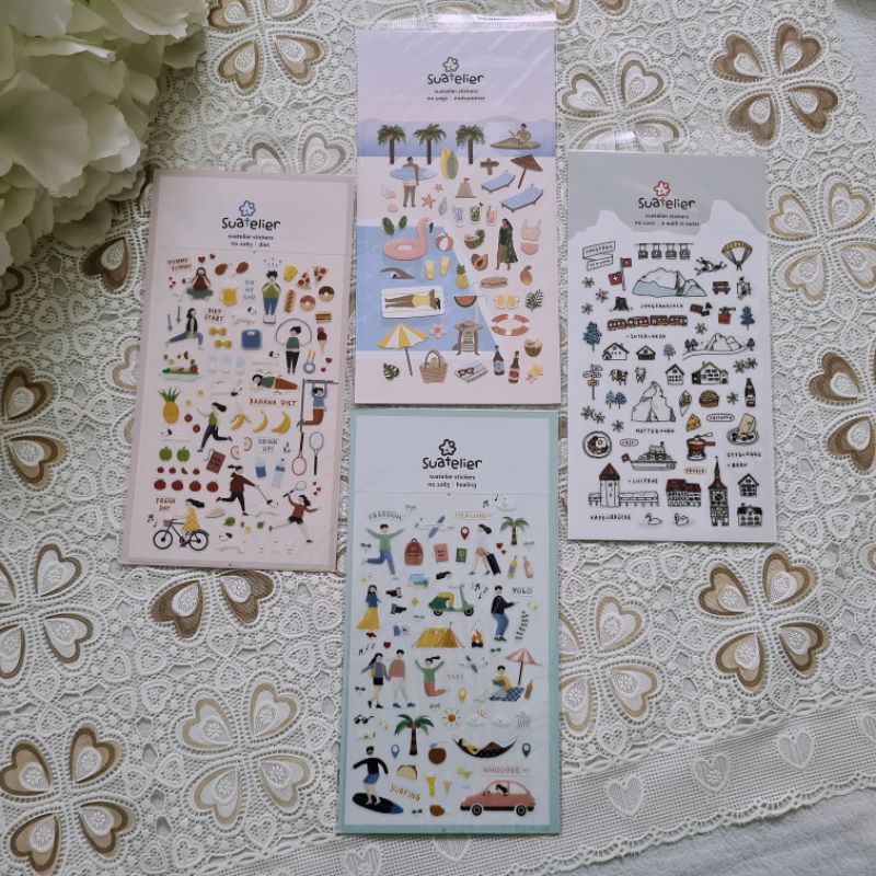 Krisna.room ♡ Sticker Suatelier trang trí sổ