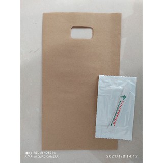 COMBO 100 Túi Giấy Đựng Bánh Mì & 100 Khăn Giấy Ăn & 100 Tăm