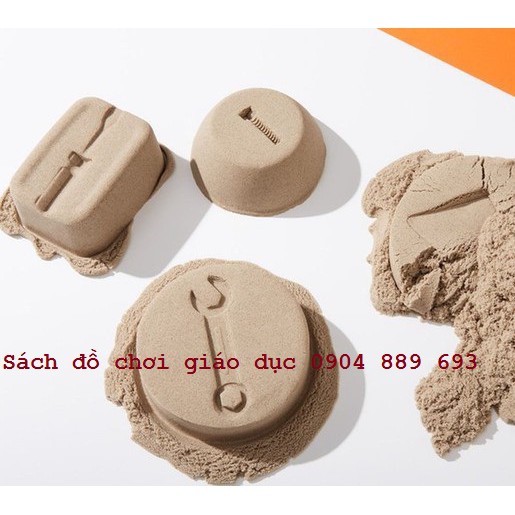 Bộ 2kg cát động học Kinetic Sand wabafun kèm đồ chơi