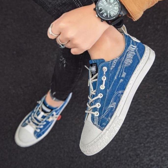 Giày Sneaker Nam Vải Bò Rách, Đế Khâu Cực HOT 2021 . ' ' . II ^ ]